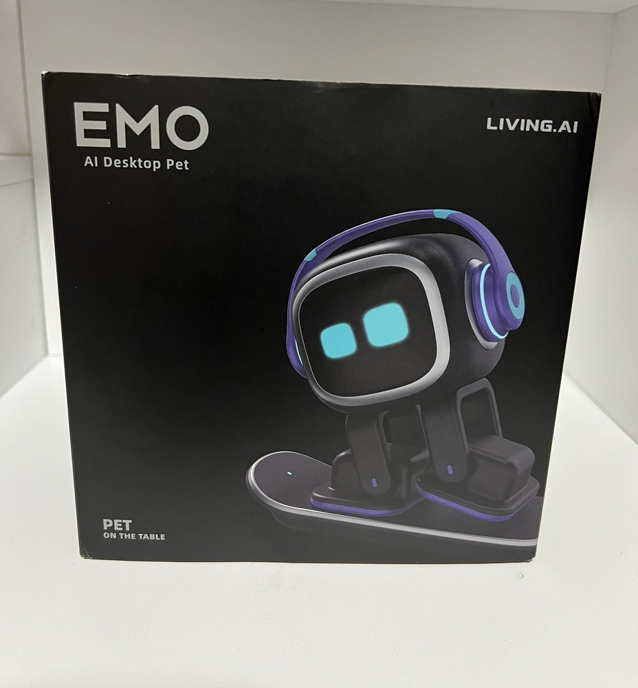 Emo Living Ai Desktop Pet Robot,Emo,Works Great