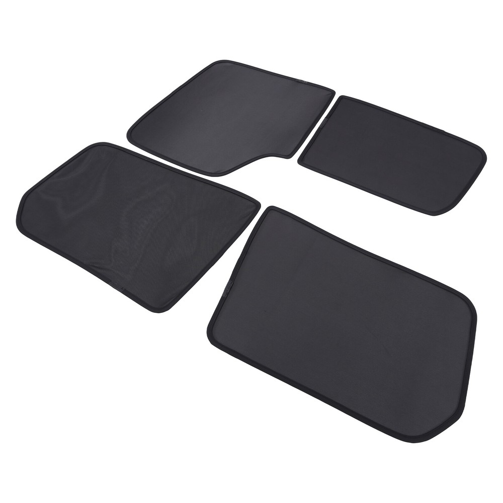 Trunk Tailgate & Side Window Sunshade Black Mesh Visor For Discovery4 2010-2016