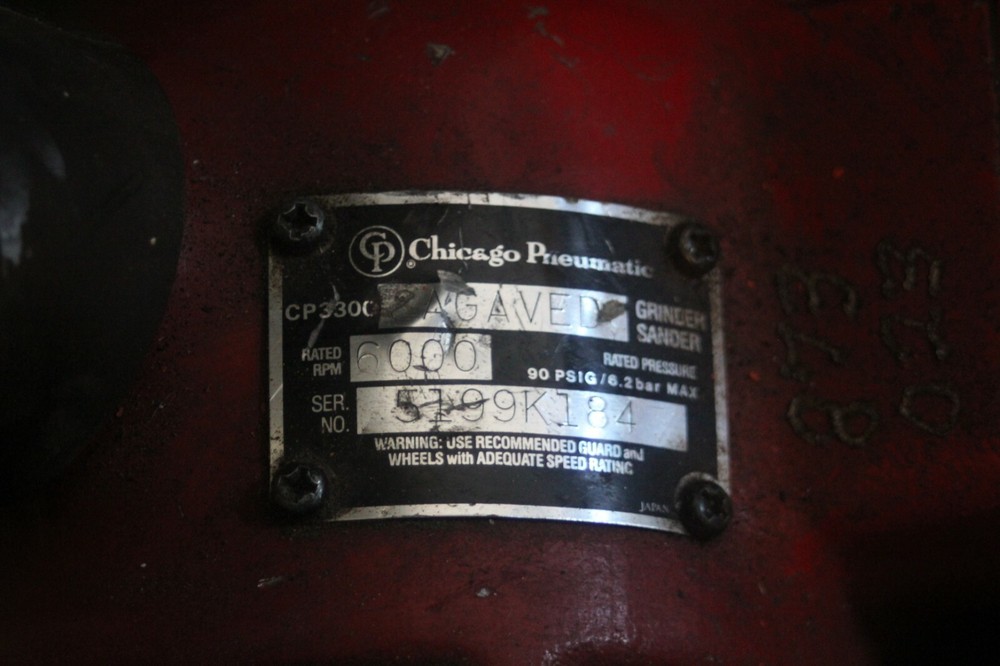 Heavy Duty Chicago Pneumatic CP-3300 Sagaved Angle Grinder / Sander