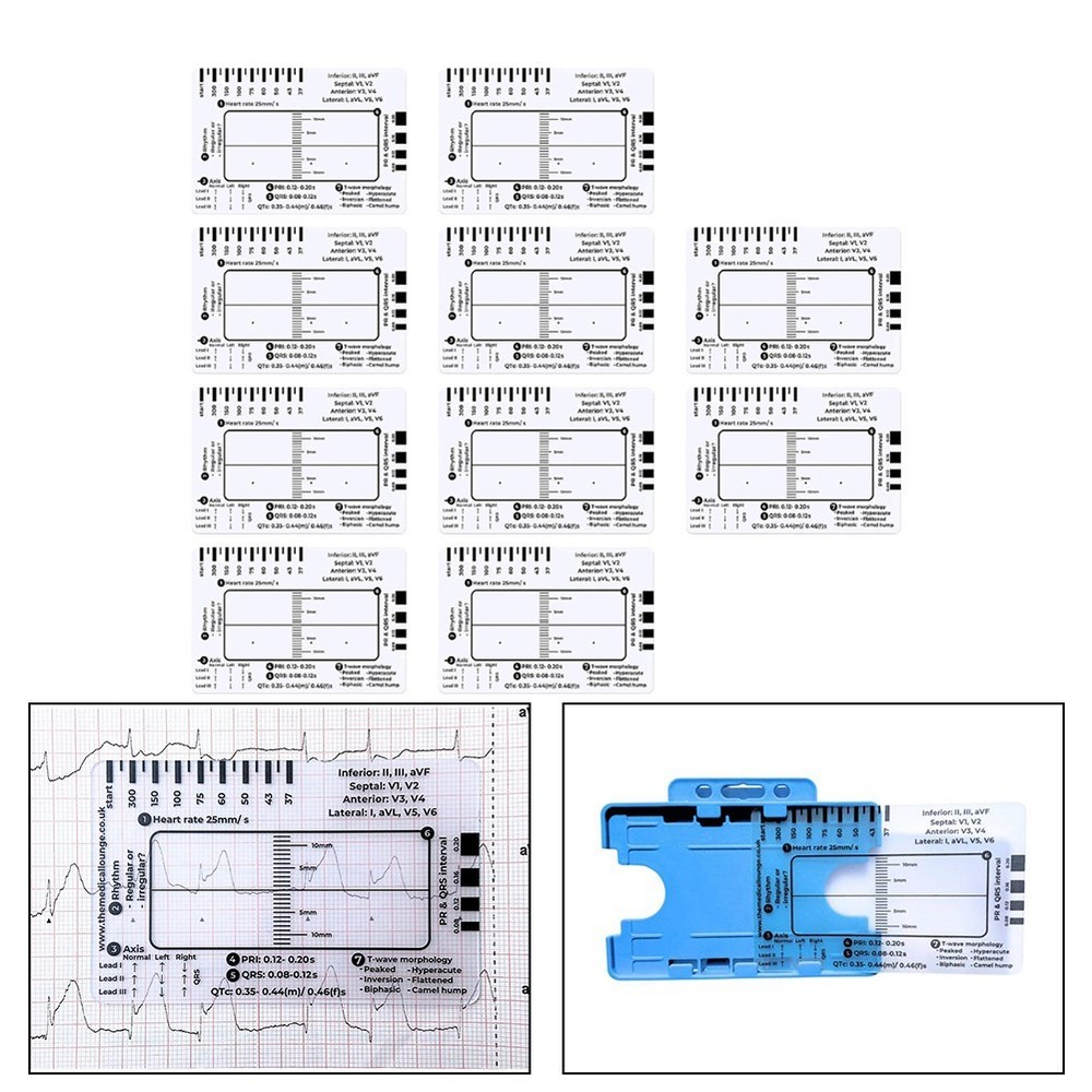 User Friendly For ECG Ruler for Efficient For EKG Analysis and Training