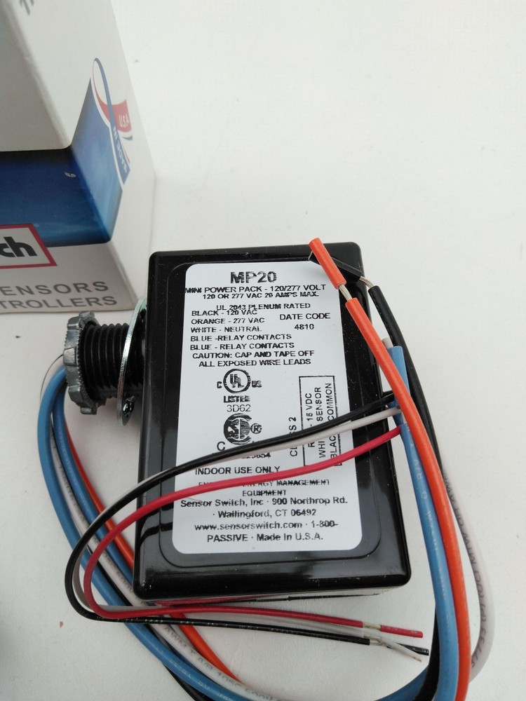 Sensor Switch MP20 Mini Power Pack, 20A, 120/277VAC
