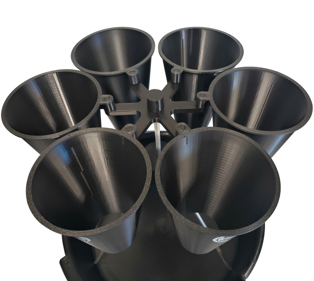 QUAIL RESTRAINING 6 CONE ROTARY PROCESSING STATION ROTATING TOWER STATION KILL