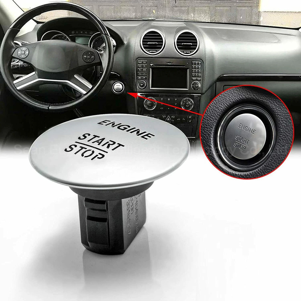 Keyless Push Start Stop Button Go Engine Ignition Switch for Mercedes Benz