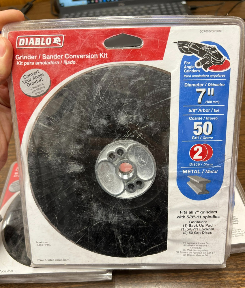 Diablo Grinder/Sander Conversion Kits