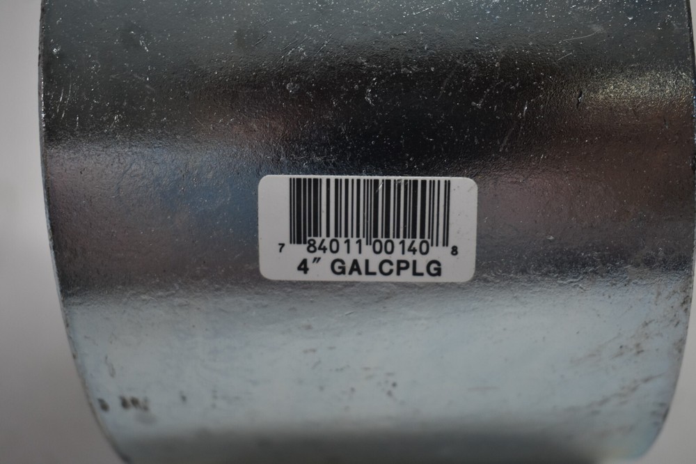 4" Rigid Coupling Galvanized Steel Threaded Connection Nipple Electrical Conduit