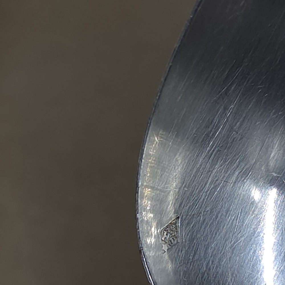 Small Henri Soufflot Spoons in Solid Silver