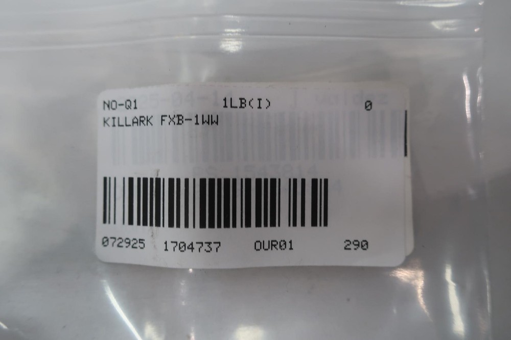 Killark FXB-1WW Dead End Splice Box 1/2in