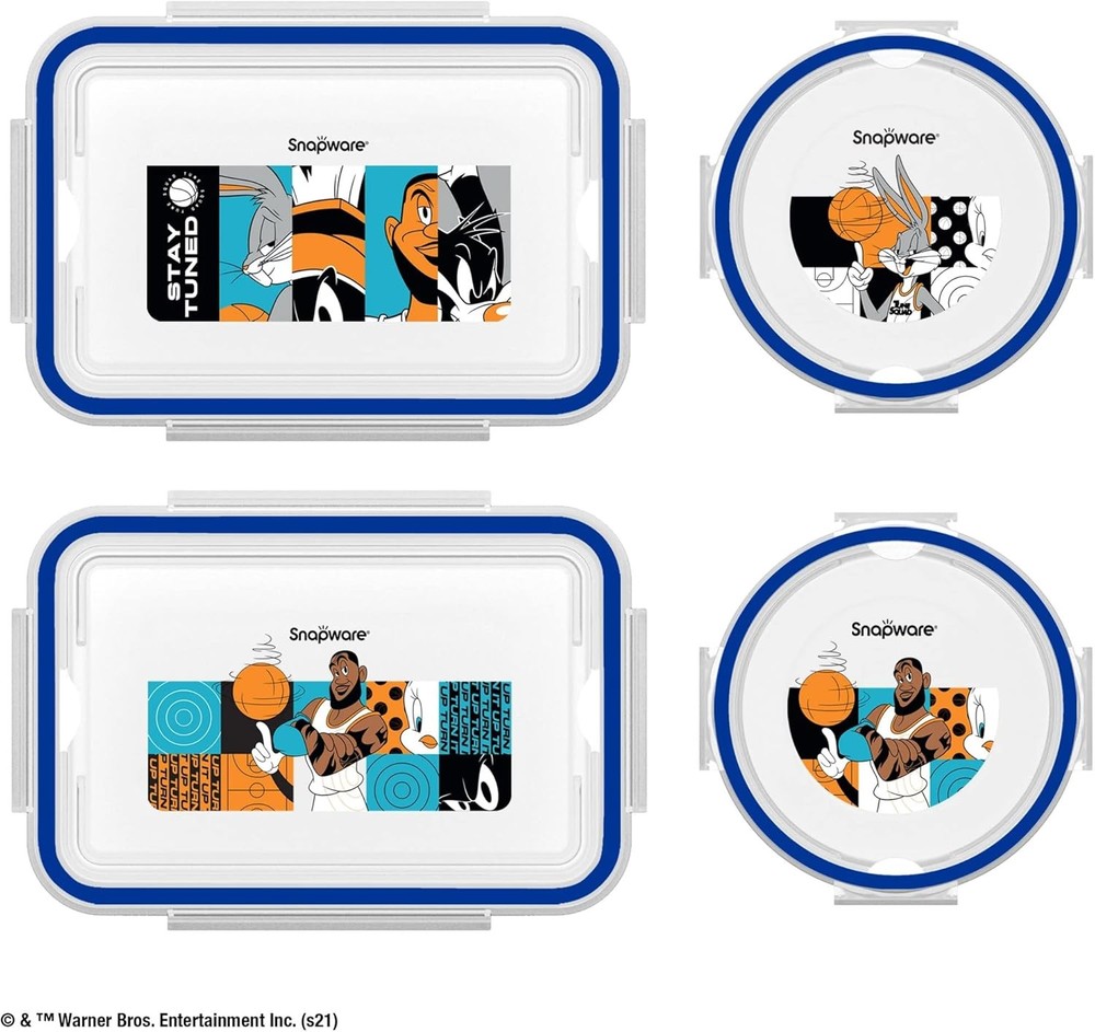 Snapware 8 Pc Plastic Food Storage Container Set BPA Free