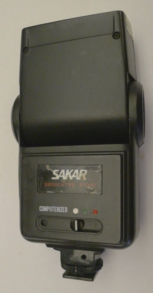 Sakar Dedicated 27MD Computerized Shoe Mount Flash - TESTED & Works
