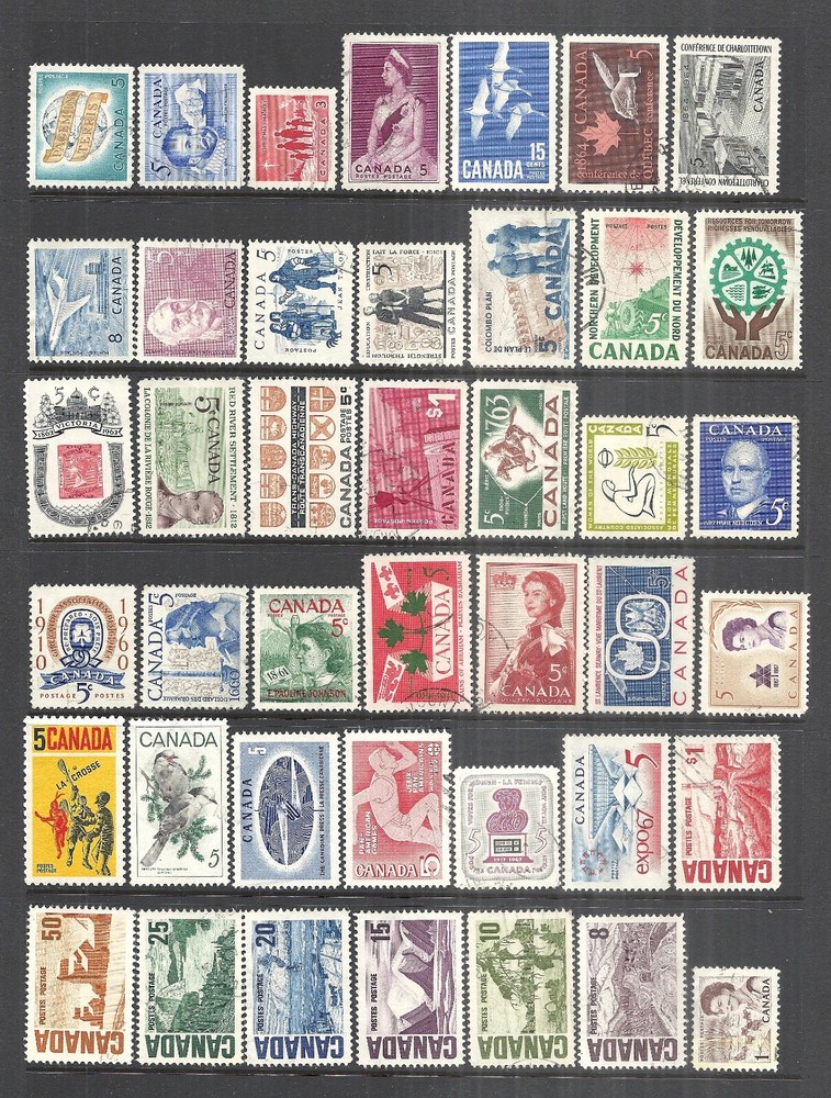 CANADA   VARIOUS USED ISSUES        1954 to 1968
