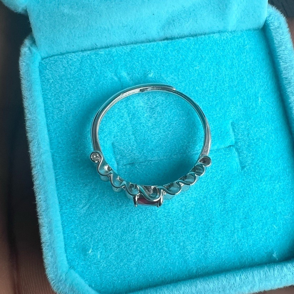 S925 adjustable ruby ring