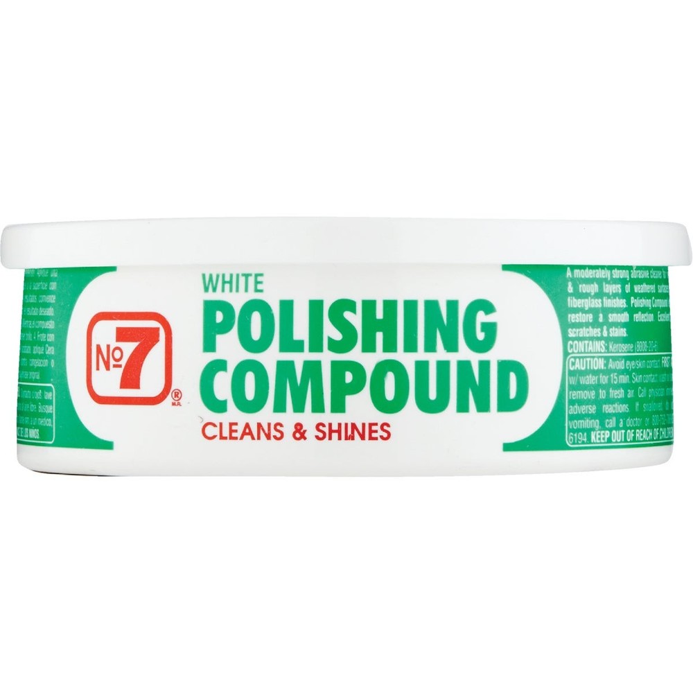 NO. 7, 10 Oz. Paste White Polishing Compound 07610