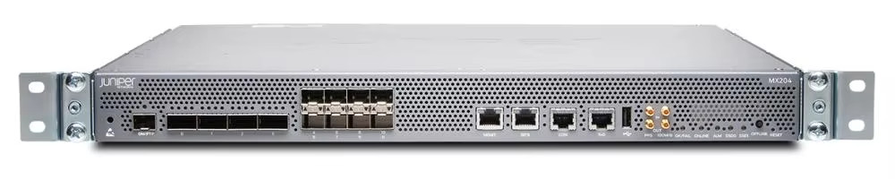 MX204-HW-BASE +JUNOS and Dual Power Supply - Tested