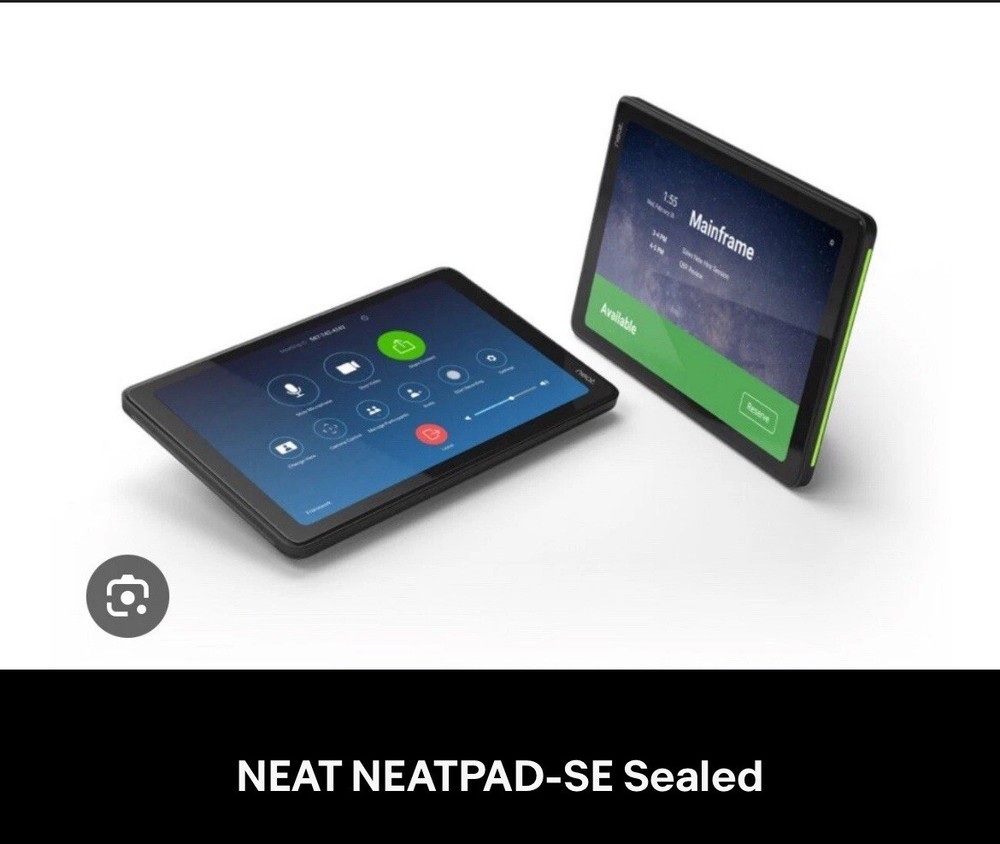 Neat NEATPAD-SE Pad Room Controller Scheduling Display w/ Mounting New Open Box