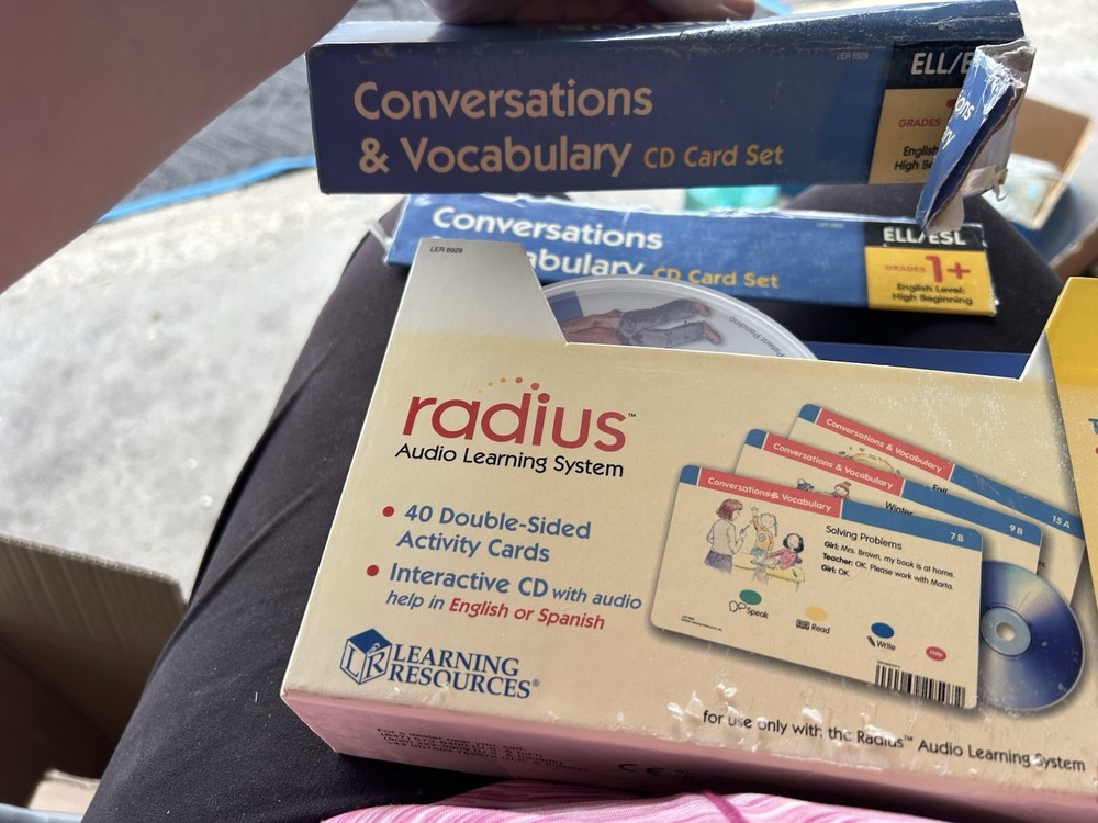 Learning Resources Radius System – 2 Machines + 15 Reading & ESL Sets