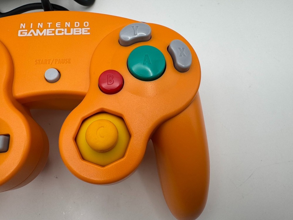 Nintendo GameCube Controller Orange DOL-003 Wired Controller Japan