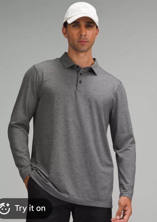 Lululemon Evolution Long-Sleeve Polo Shirt Size XXL