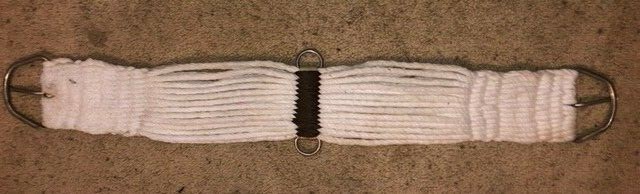 35'' WHITE DOUBLE THICK ROPE ROPER CINCH