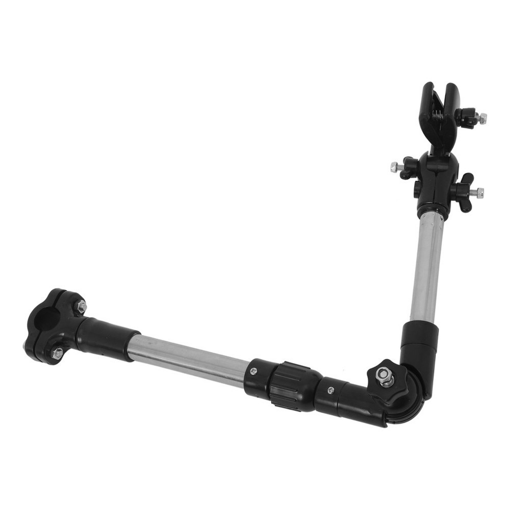 Stroller Umbrella Holder Adjustable Clamp for Attachable Wheelchair
