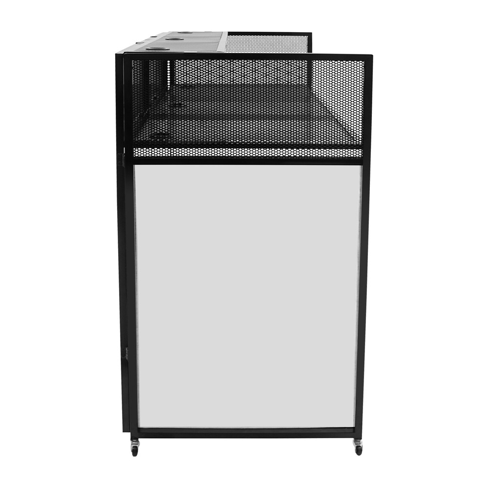 DJ Rolling Display Stand DJ Event Booth Facade DJ Facade Booth Table Portable