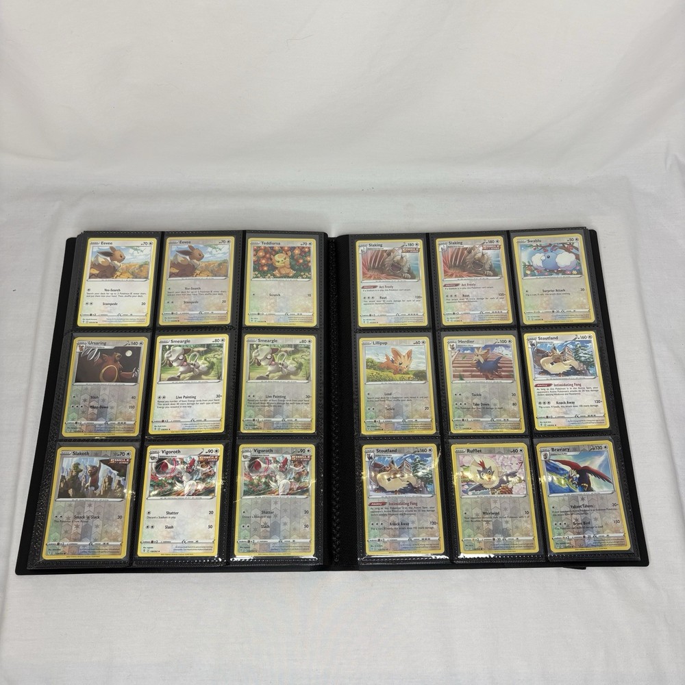 Evolving Skies SWSH Base Set Holo Reverse V Folio 9 Pocket Binder BCW
