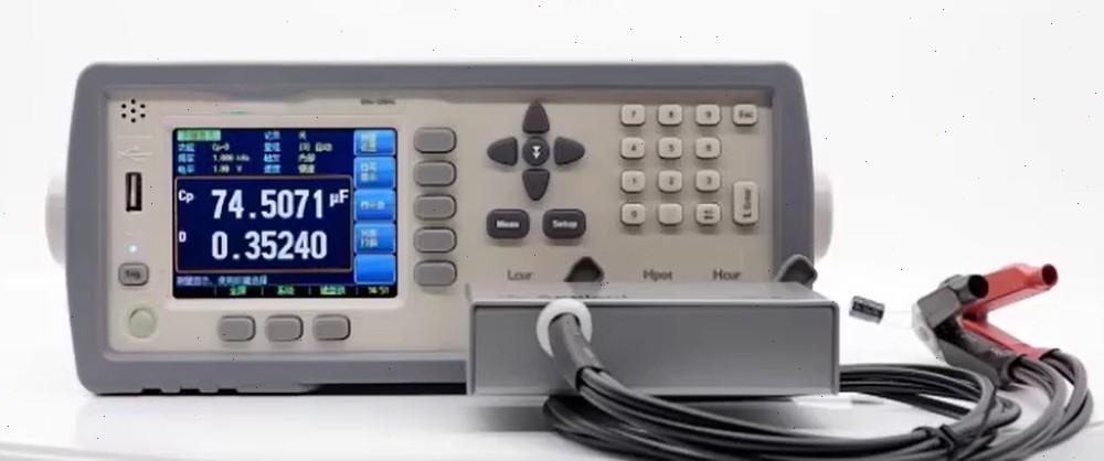 Desktop LCR Bridge with Data Logger 9999 Log Files (.csv) Protocol SCPI/Modbus