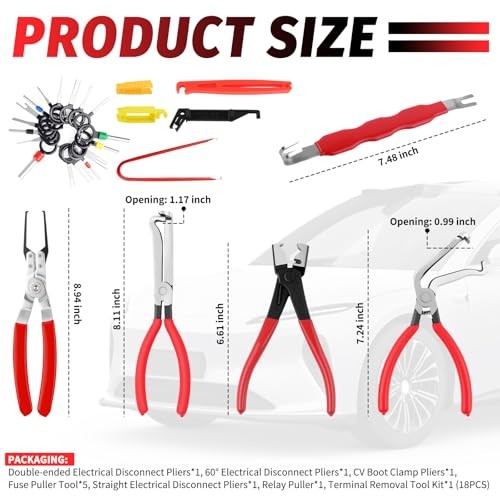 11PCS Automotive Electrical Terminal Connector Separator Removal Tool