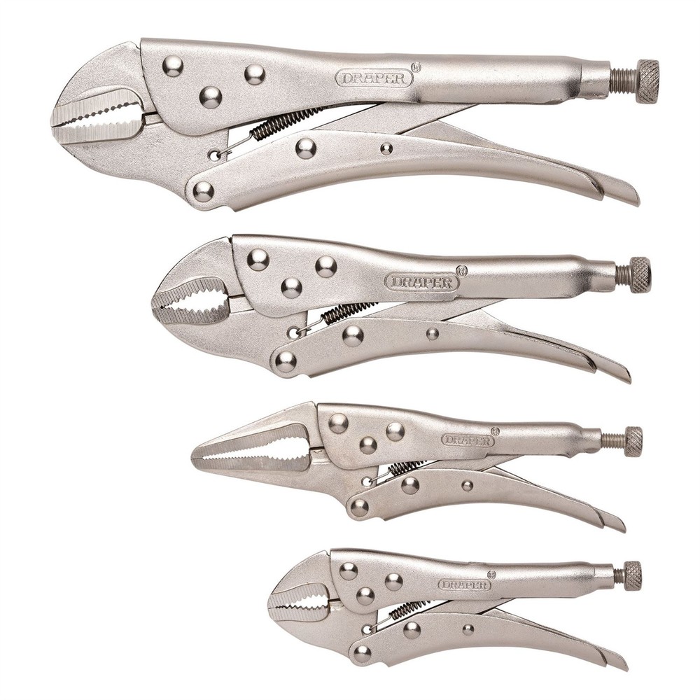 Draper 35373 Locking Pliers Set 4 Piece