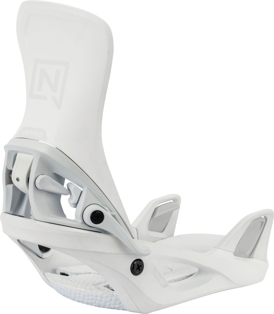 Nitro Step-On Women's Snowboard Bindings, White, Large MY26