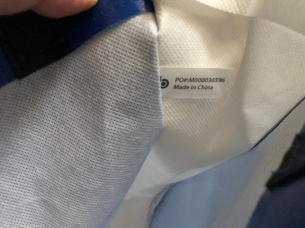 Boeing Development Programs Tote Recyclable Bag Blue 11" X 9" Used