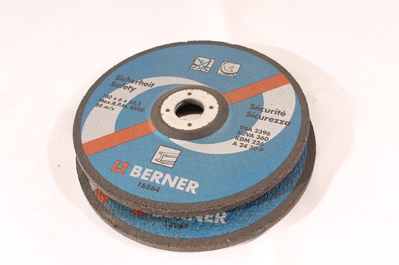 Grinding disc Roughing disc Berner 180 x 6 x 22.2
