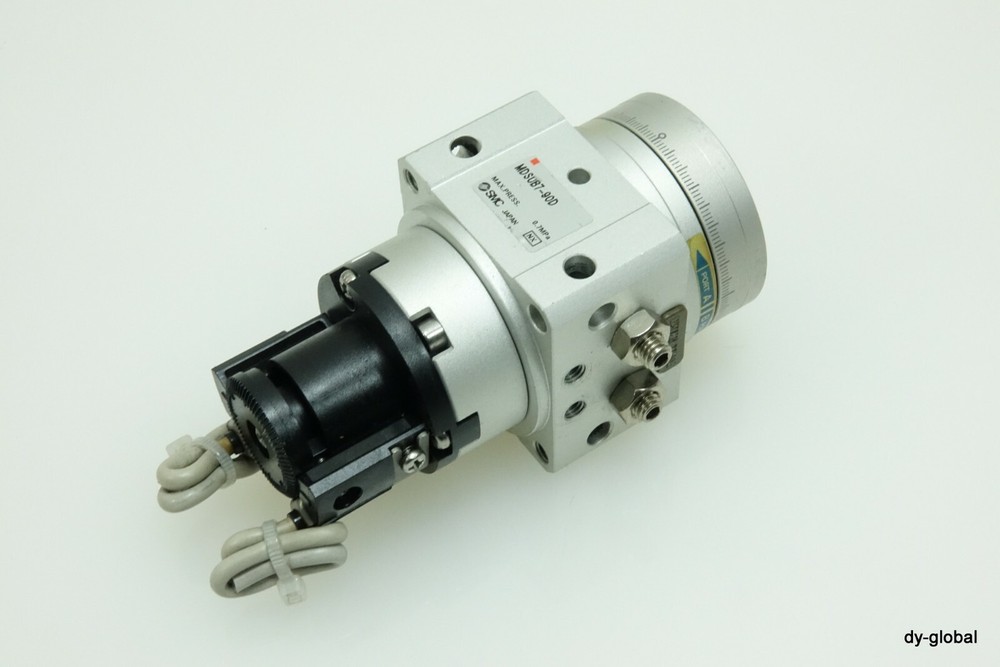 SMC Used MDSUB7-90S 90˚ Rotary Table Vane Style Basic Type CYL-ROT-I-66=2M42