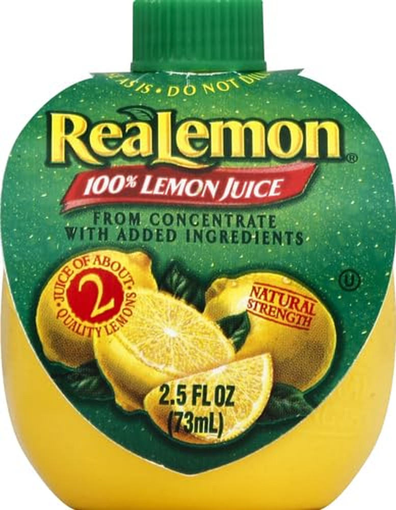 100% Lemon Juice, 2.5 Oz