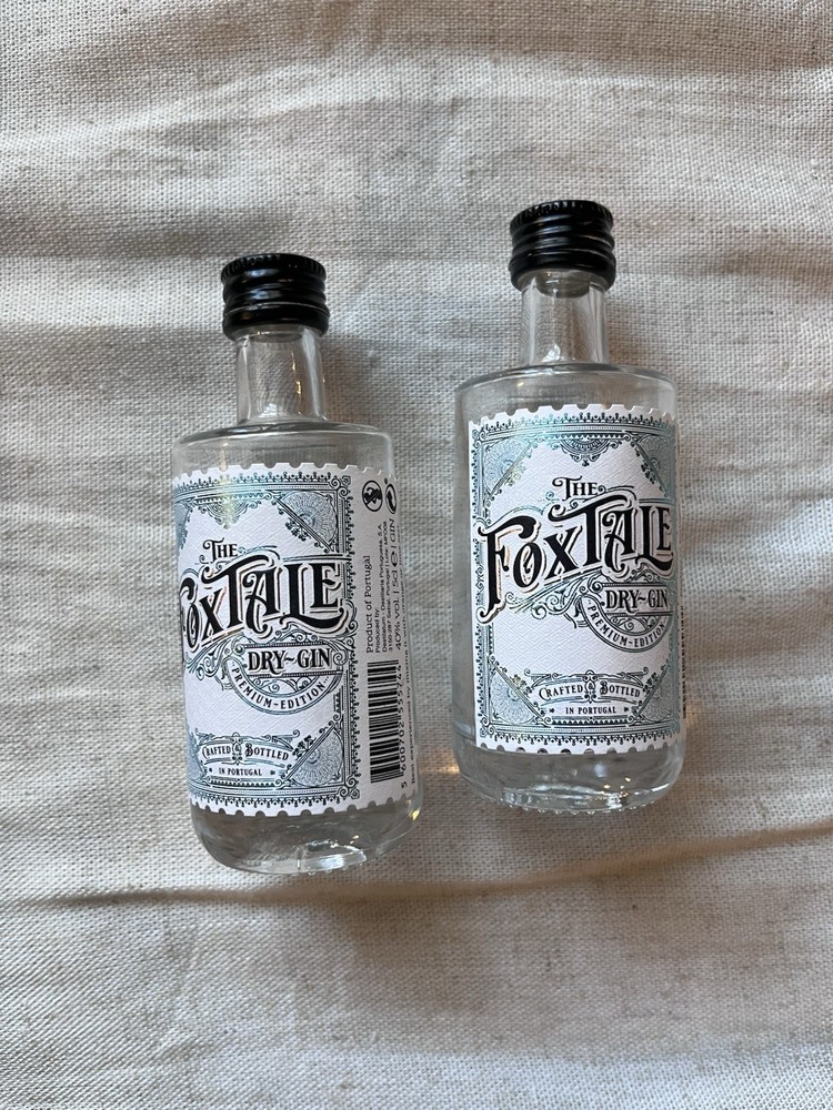 Empty mini Foxtail Gin Glass bottle 5cl