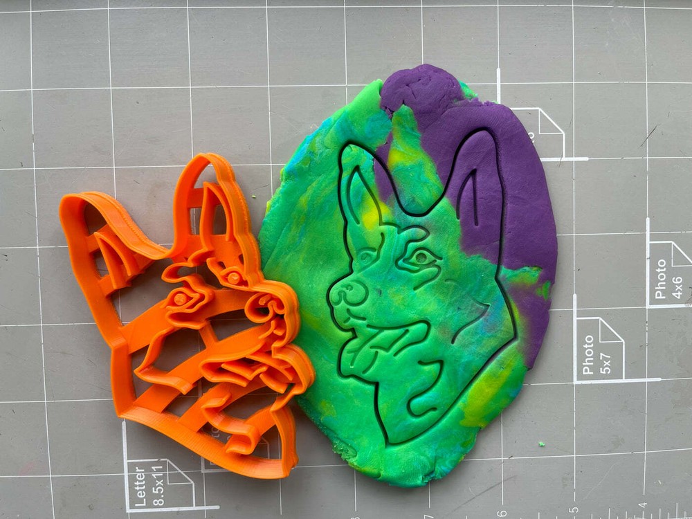 German Shepherd Cookie Cutter