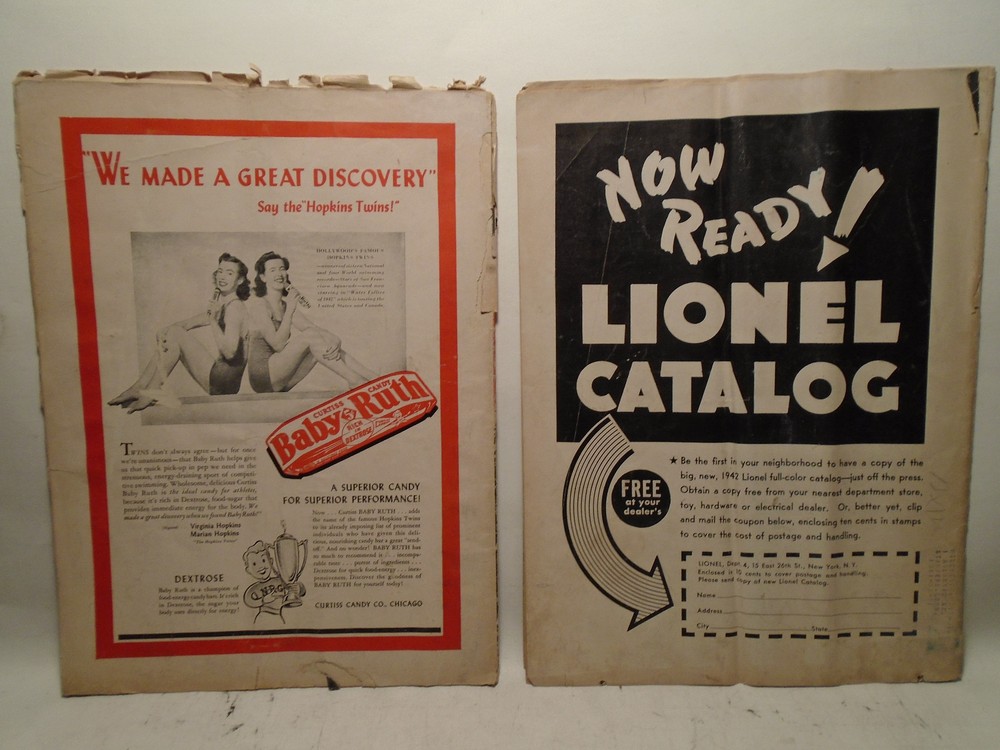 2 1942 LIONEL MODEL BUILDER MAGAZINES FEBRUARY & OCTOBER