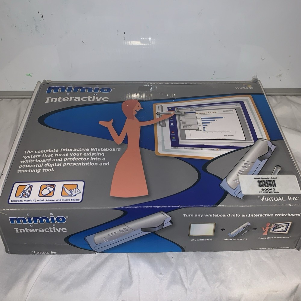 DYMO Mimio Bundle Learning Teaching View/Teach/Interactive/Pad Whiteboard Lamp