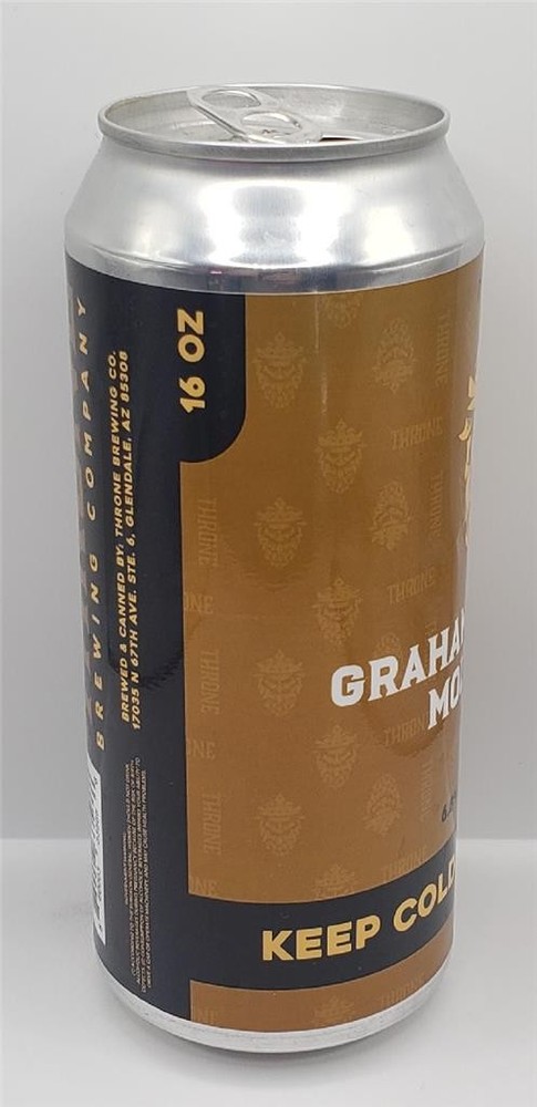 Craft Beer Can Throne Brewing Company Graham Cracker Molasses Porter