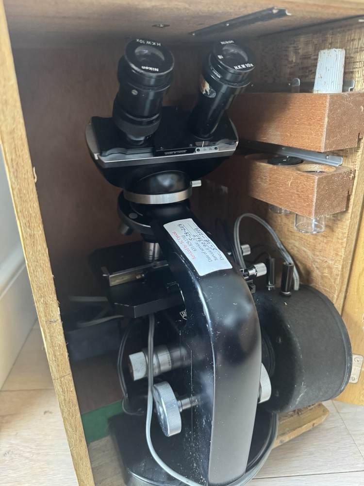 Vintage Nikon Binocular Microscope