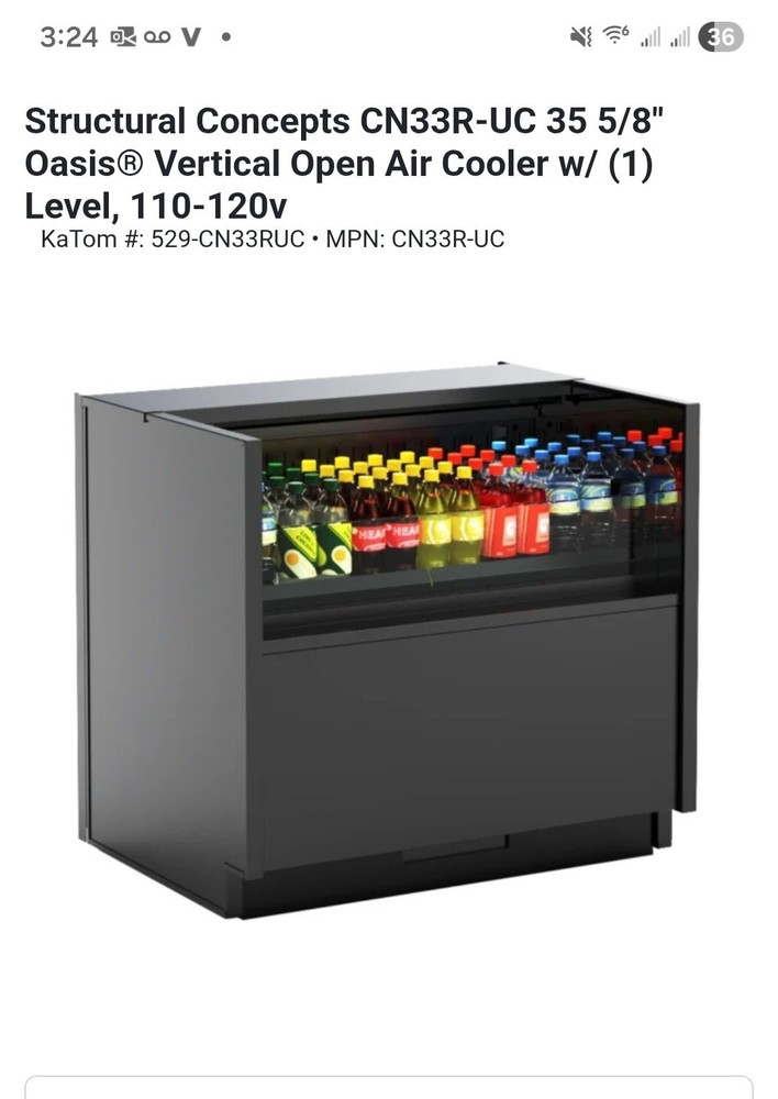 Structural Concepts Grab N Go Commercial Cooler