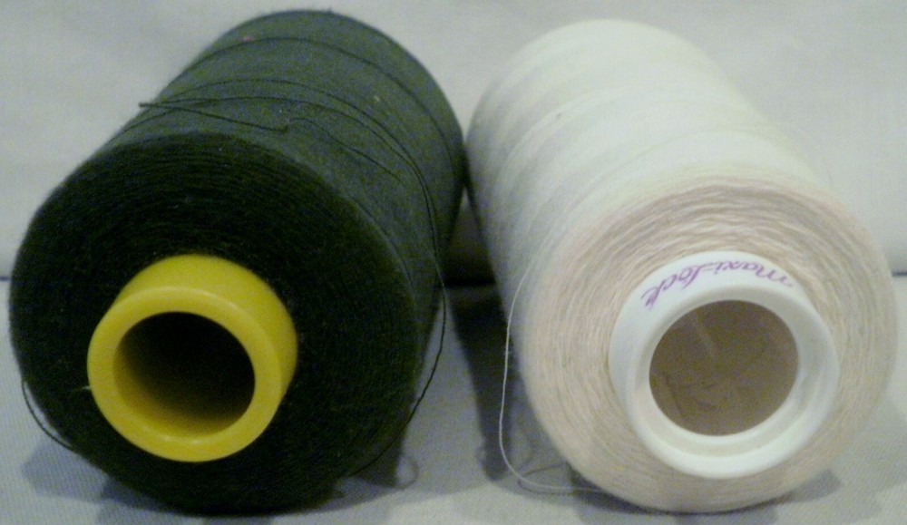 100% Polyester Sewing Serger Thread Eggshell Green