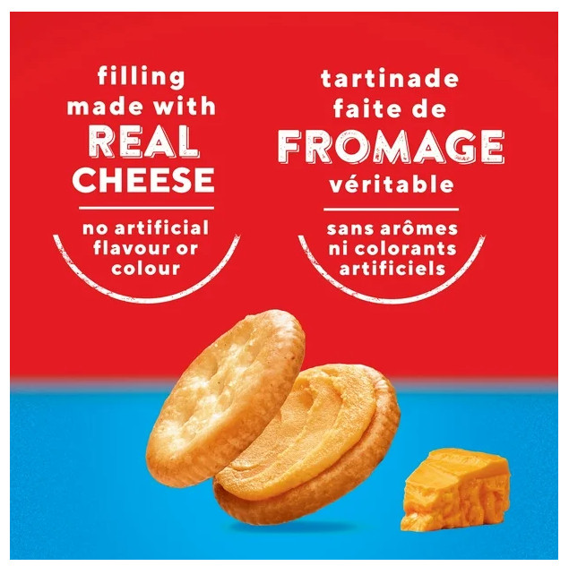 Ritz Bits Cheese Sandwich Cracker Snack Pack, 180g (2 Pack)