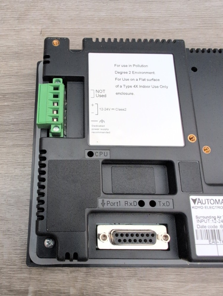 KOYO ELECTRIC AUTOMATIONDIRECT EA9-T6CL-R OPERATOR PANEL