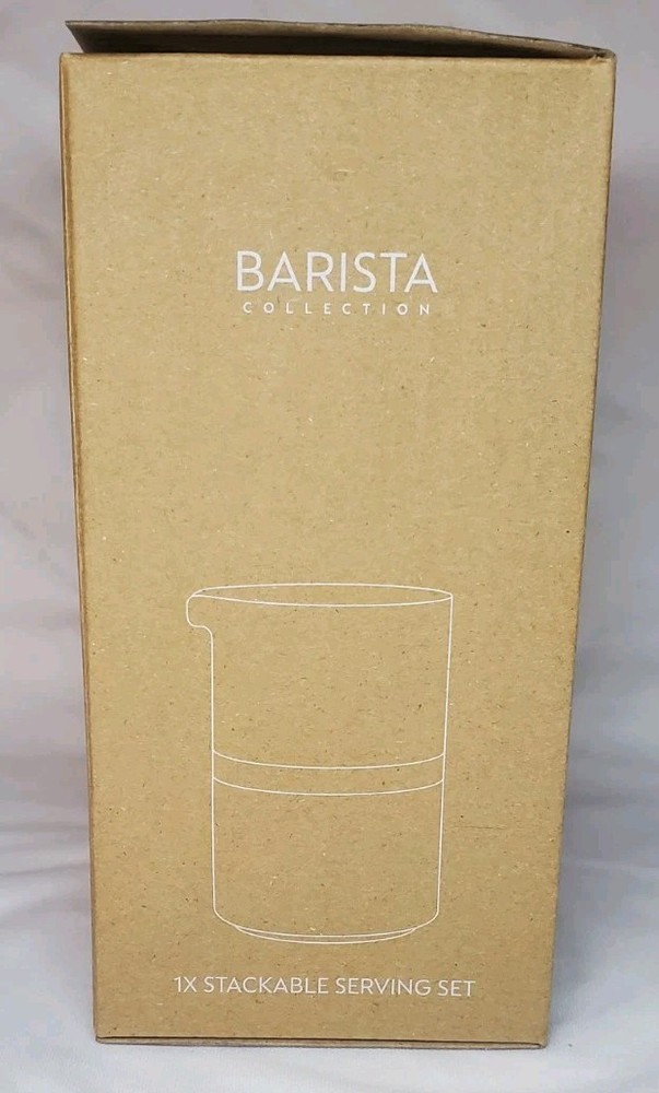 NEW Nespresso Stackable Serving Set ~ in Box, Barista Collection