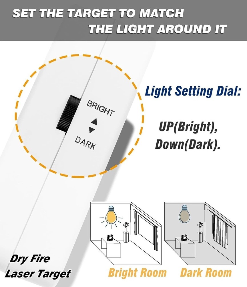 Rechargeable Laser Target Practice Kit for Effective Dry Fire Training Anywhere