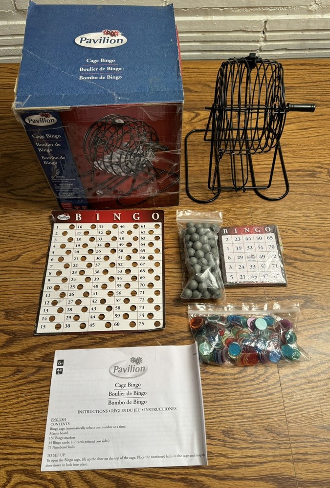 Pavilion Cage Bingo Complete in Original Box