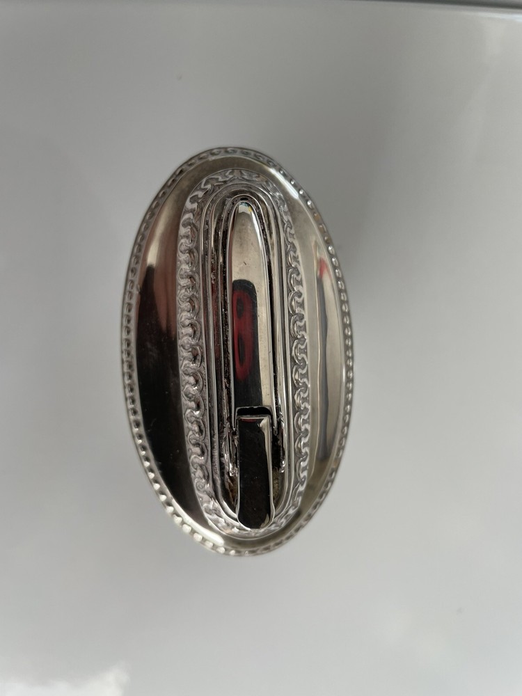 Antique Table Lighter Ronson Silver Queen Anne 1936