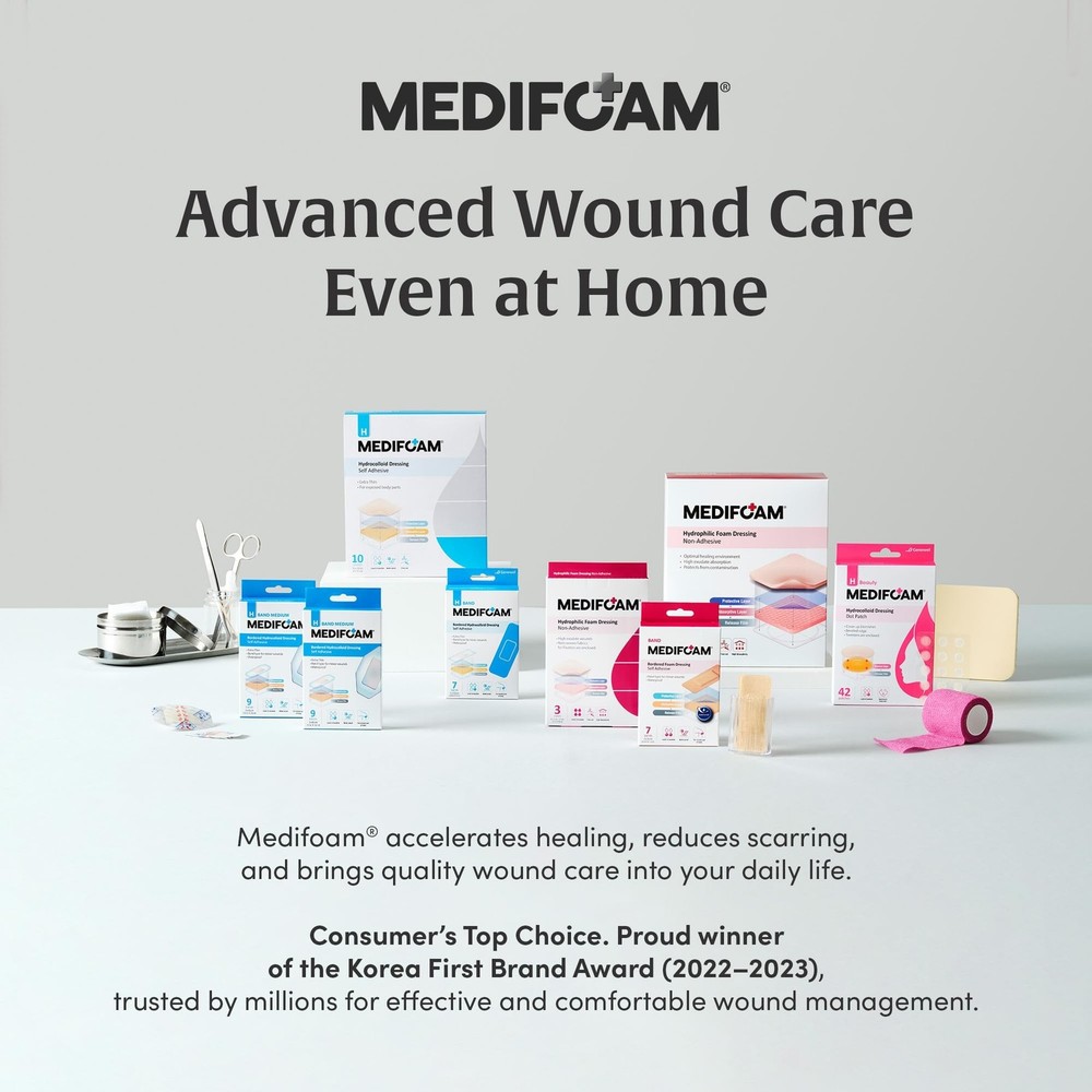 H Band Large - Bordered Hydrocolloid Dressing, Self Adhesive Wound Dressing, ...