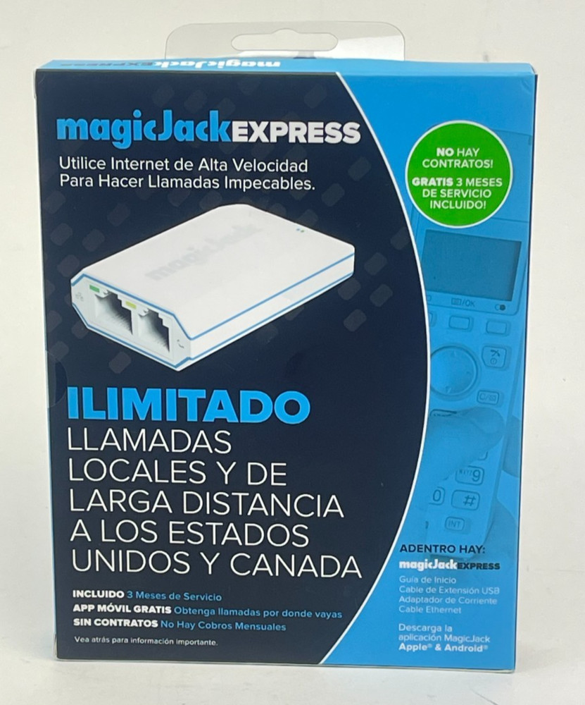 Magic Jack Express Unlimited Calling to U.S. & Canada  Adapter