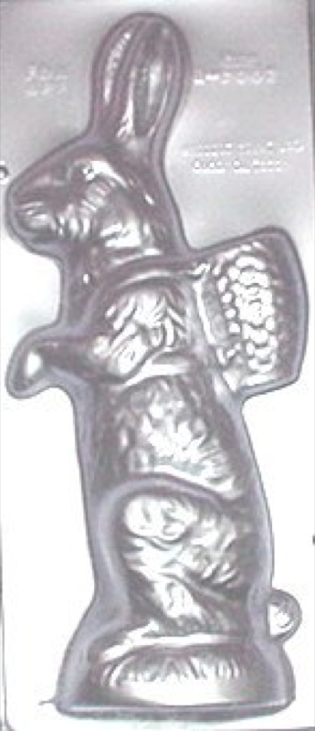 16" Bunny Facing Left Chocolate Candy Mold Easter  B9002 NEW